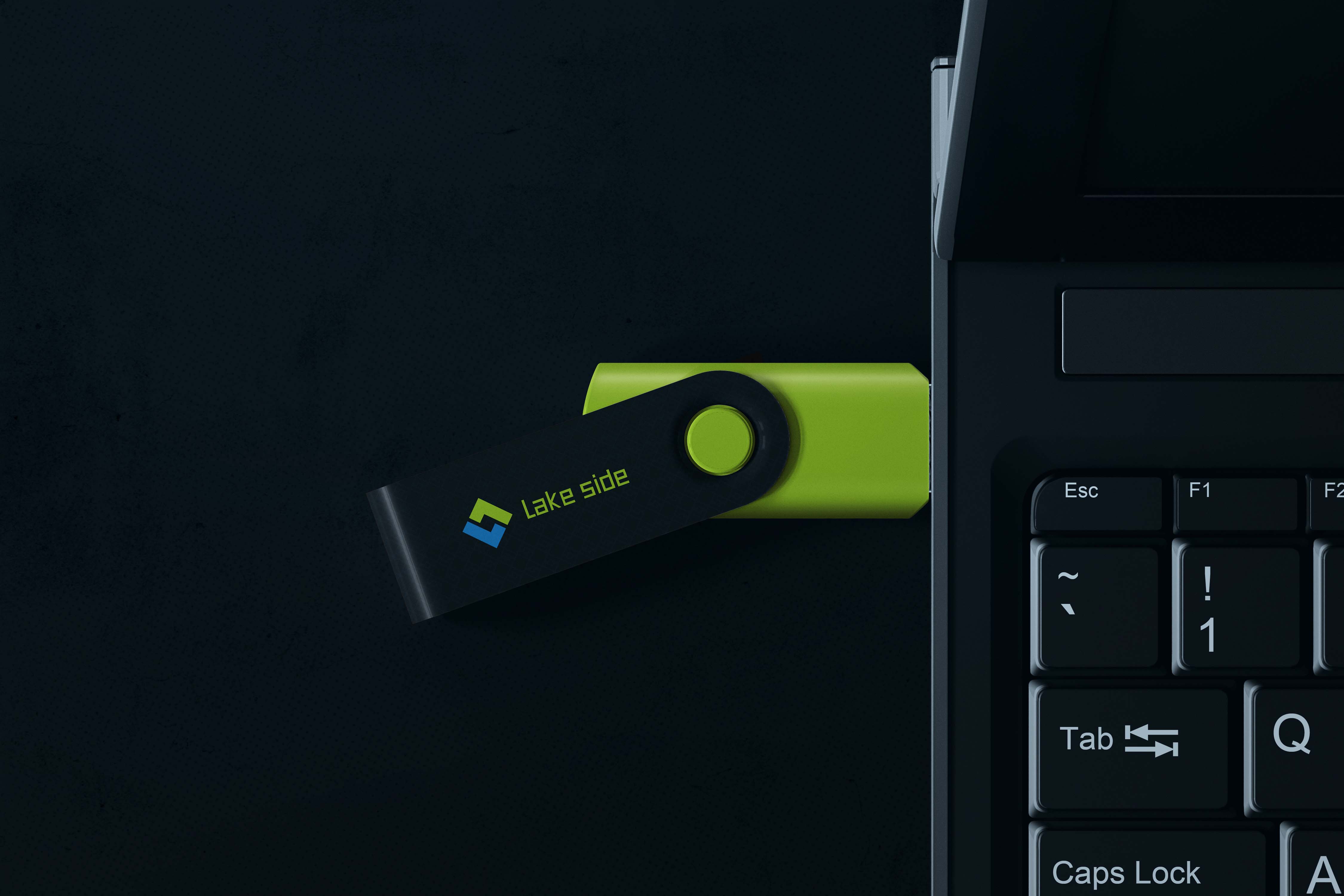 Lake Side USB flash drive